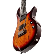 Music Man Sterling Majesty 7 MAJ270XSM - Blood Orange Burst