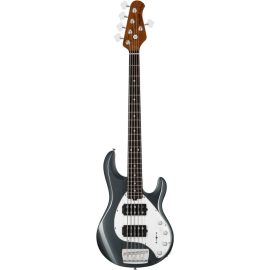 Music-Man-Sterling-StingRay-5-RAY35-HH-Charcoal-Frost-Front