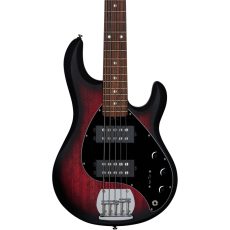 Music Man Sterling StingRay RAY5HH - Ruby Red Burst Satin