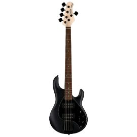 Music-Man-Sterling-StingRay-RAY5HH-Stealth-Black-Front