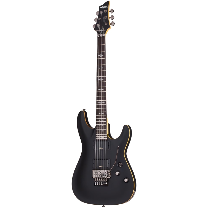 Schecter Demon-6 FR - Aged Black Satin