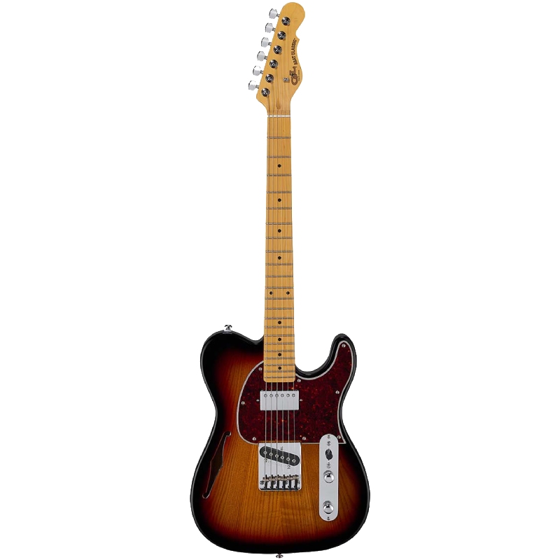 G&L Tribute ASAT Classic Bluesboy Semi-Hollow - 3 Tone Sunburst