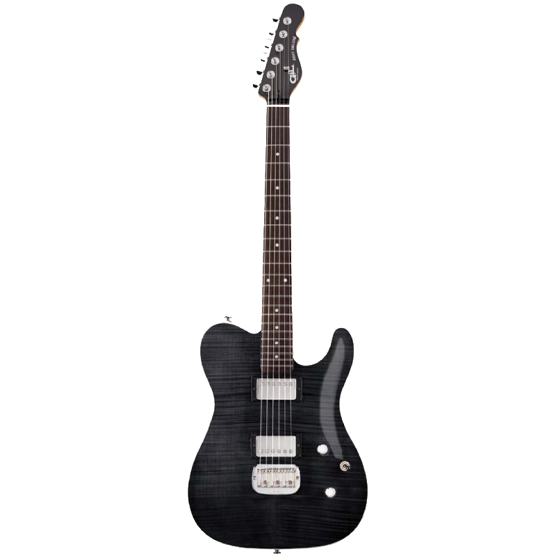 G&L Tribute ASAT Deluxe Carved Top RW - Trans Black