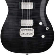 G&L Tribute ASAT Deluxe Carved Top RW - Trans Black
