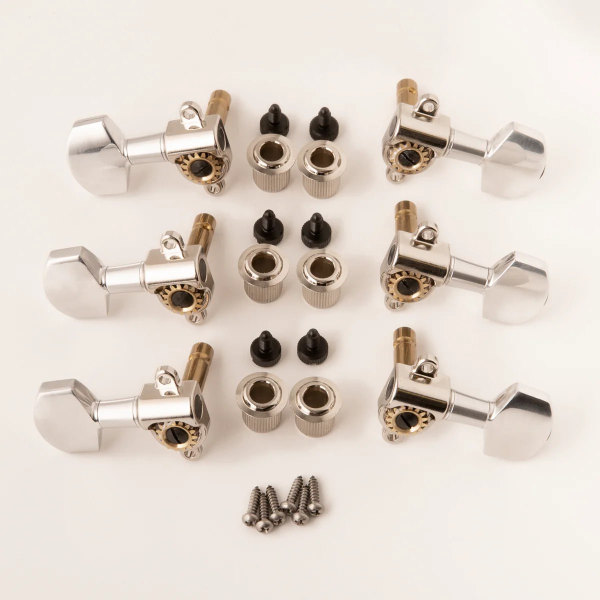 PRS Phase II Locking Tuners Chrome - Set of 6 - C:003