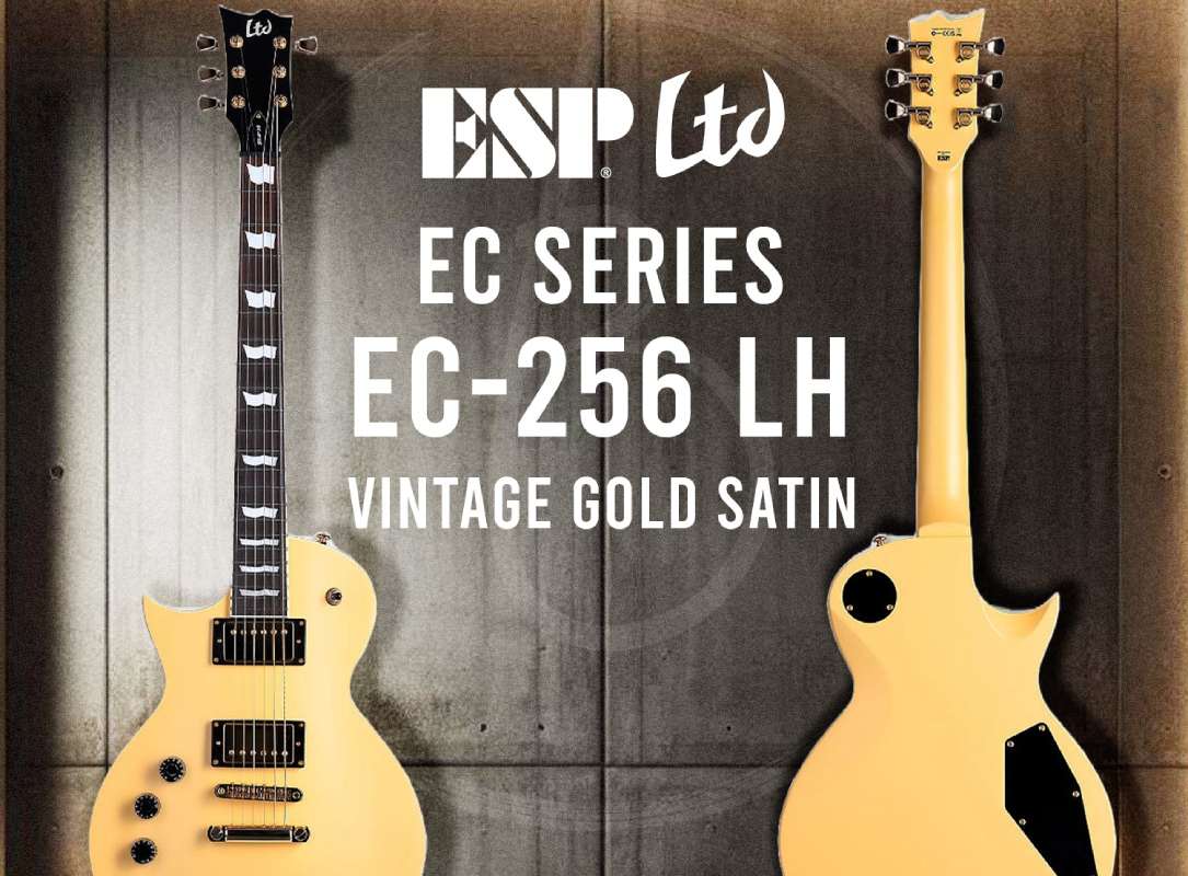 esp-ltd-ec-256-left-handed-vintage-gold-satin-گیتار-الکتریک