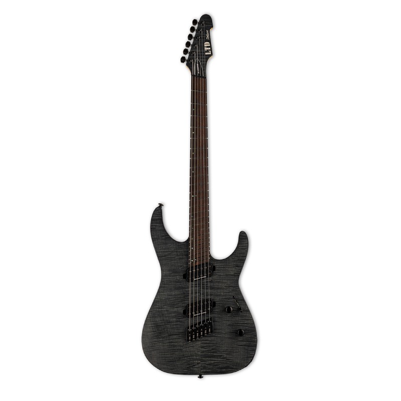 ESP LTD M-1000 Multi Scale FM - See Thru Black Satin