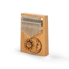 کالیمبا ذوزنقه بلوط مدل خورشید و ماه