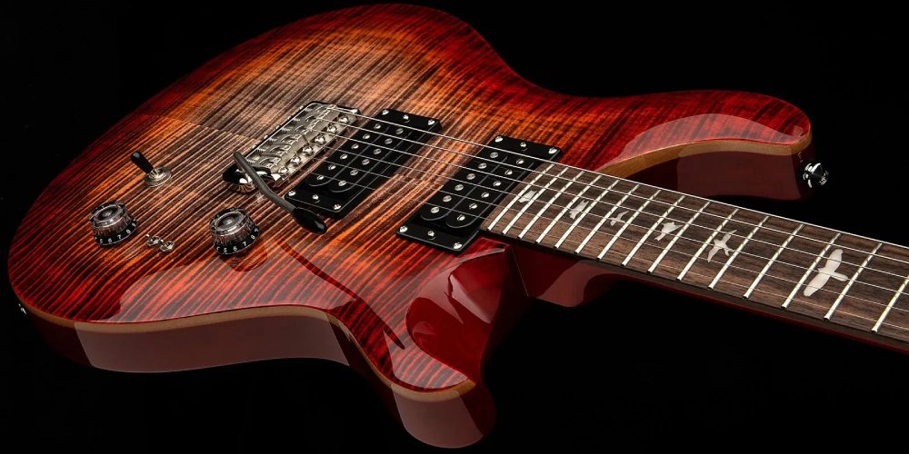 prs-se-custom-24-charcoal-cherry-burst-گیتار