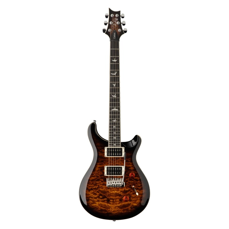 PRS SE Custom 24 - Quilted Black Gold Sunburst