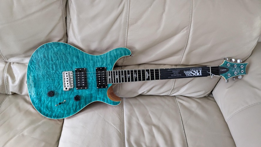 prs-se-custom-24-quilted-turquoise-پی-ار-اس