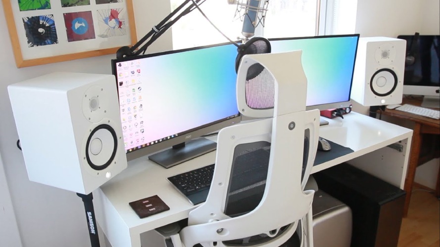 yamaha-hs7-white-اسپیکر-مانیتورینگ