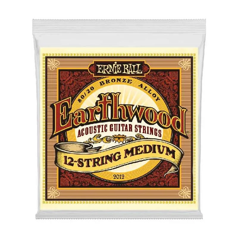 Ernie Ball Earthwood 80/20 Bronze 12-String Acoustic Guitar Strings - 11-28 - 2012