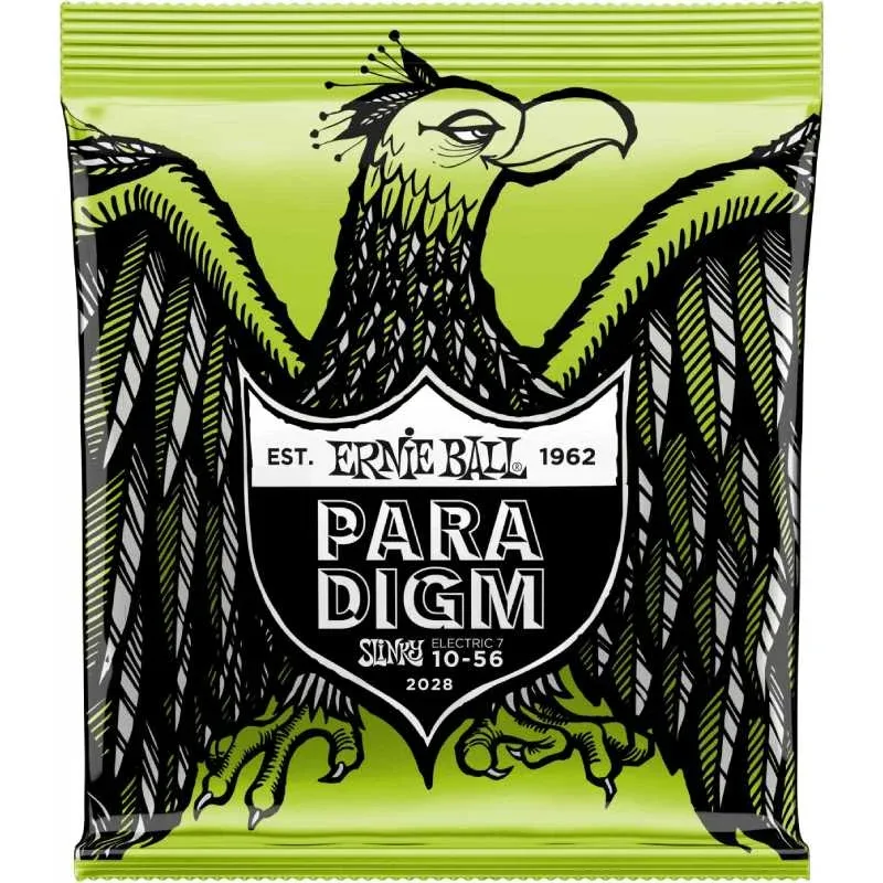 Ernie Ball Regular Slinky Paradigm Electric Guitar Strings 7-Strings - 10-56 - 2028