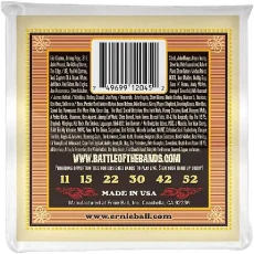 Ernie Ball Earthwood 80/20 Bronze Silk and Steel Soft Acoustic Guitar Strings - 11-52 - 2045