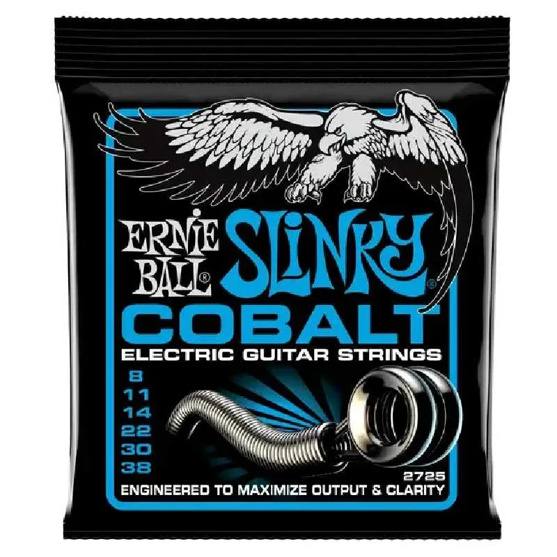 Ernie Ball Cobalt Electric Guitar Strings Extra Slinky - 8-38 - 2725