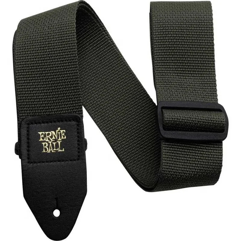 Ernie Ball Polypro Guitar Strap (Olive Green) - 4048
