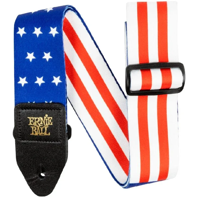 Ernie Ball Premium Guitar Strap (Stars and Stripes) - 5631