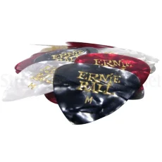 Ernie ball Medium Pearloid Cellulose Pick - Pack 24.Qty - 9166