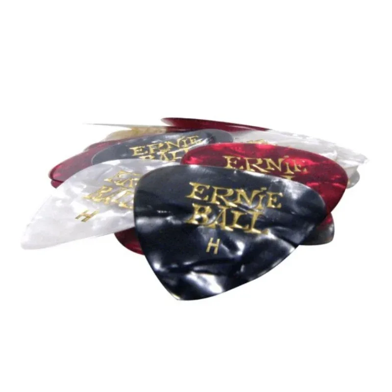 Ernie ball Heavy Pearloid Cellulose Pick - Pack 24.Qty - 9168