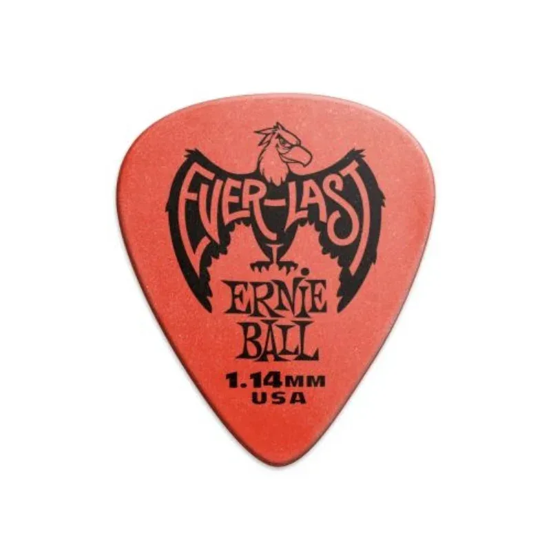 Ernie ball Everlast Guitar 1.14mm Red Picks Plectrums - 9194