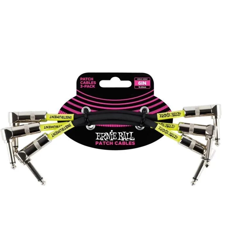 Ernie Ball Patch Cable Black - 6050