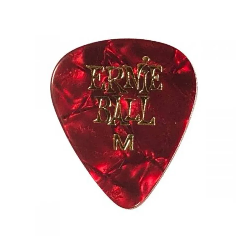 Ernie ball Medium Pearloid Cellulose Pick - 9166