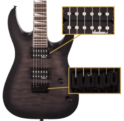 ویژگی های اصلی گیتار Jackson’s JS Series Dinky JS32Q DKA HT