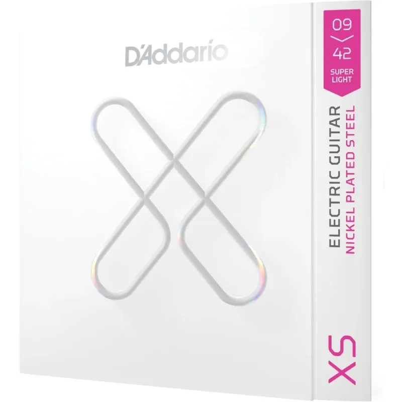 DAddario Electric Guitar Strings XS Nickel Coated XSE0942 Super Light Gauge 09-42 - XSE0942