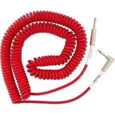 Fender Original Series Coiled Instrument Cable 30ft Straight-Angle Connectors - 0990823005