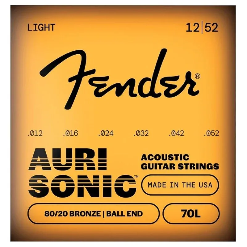 Fender 80/20 Bronze Acoustic Guitar Strings Model 70L - 0730070403