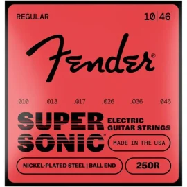 Fender Super 250's Nickel-Plated Steel Electric Guitar Strings Ball End - 10-46 - 0730250406