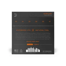 Daddario Extra Light Coated Acustic Guitar Strings -  XTABR1047