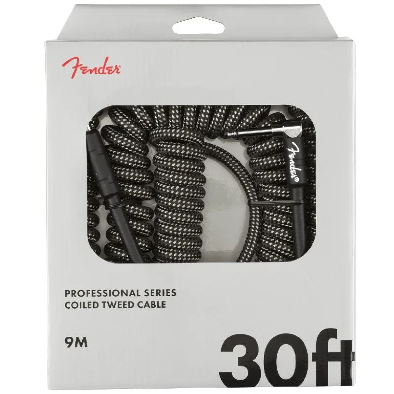 Fender Professional Tweed Coiled cable Gray - 0990823048