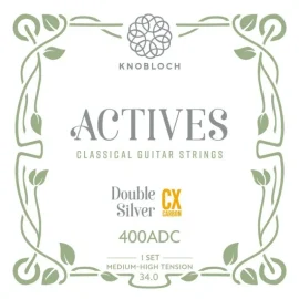 سیم گیتار کربنی برند Knobloch مدل 400ADC CX با کشش متوسط رو به زیاد، سایز 34.0