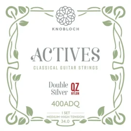 سیم گیتار برند Knobloch مدل 400 ADQ QZ با کشش متوسط رو به بالا 34.0